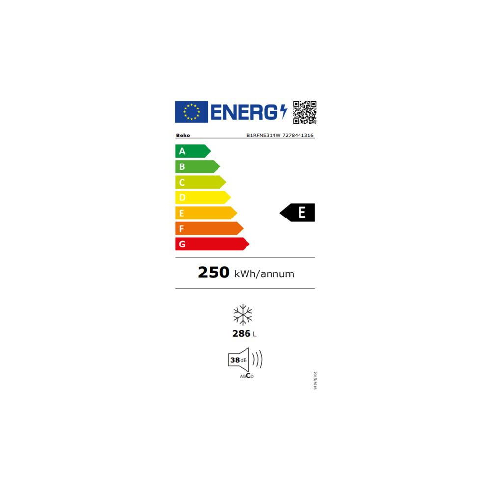 Congélateur armoire BEKO B1RFNE314W