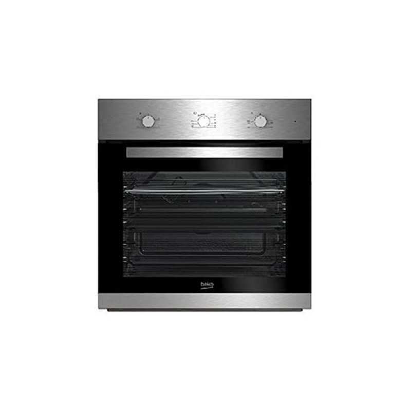 Four encastrable émail | Inox | Multifonction - Chaleur brassée | 6 Fon BEKO - BBIE12100XD