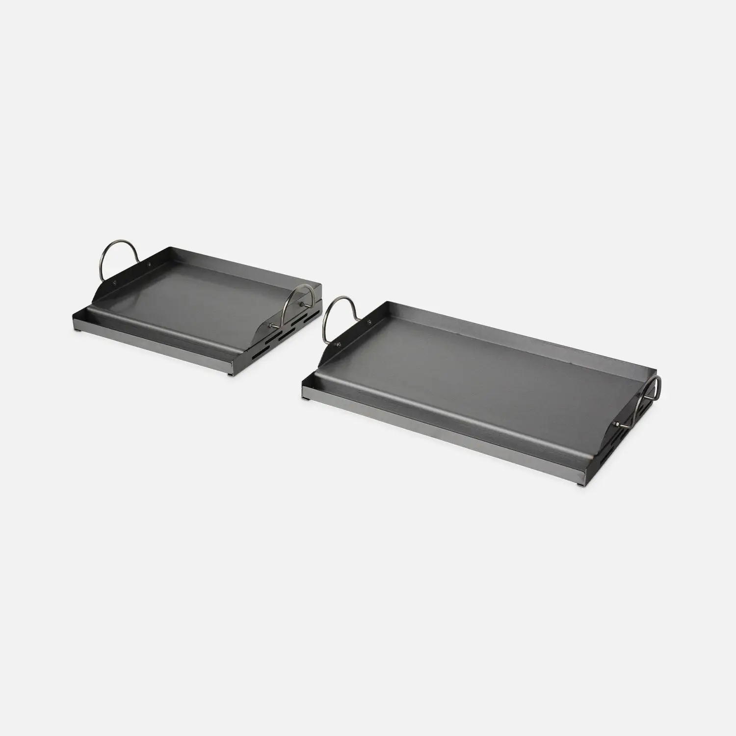 Plaque plancha 55cm pour barbecue à gaz