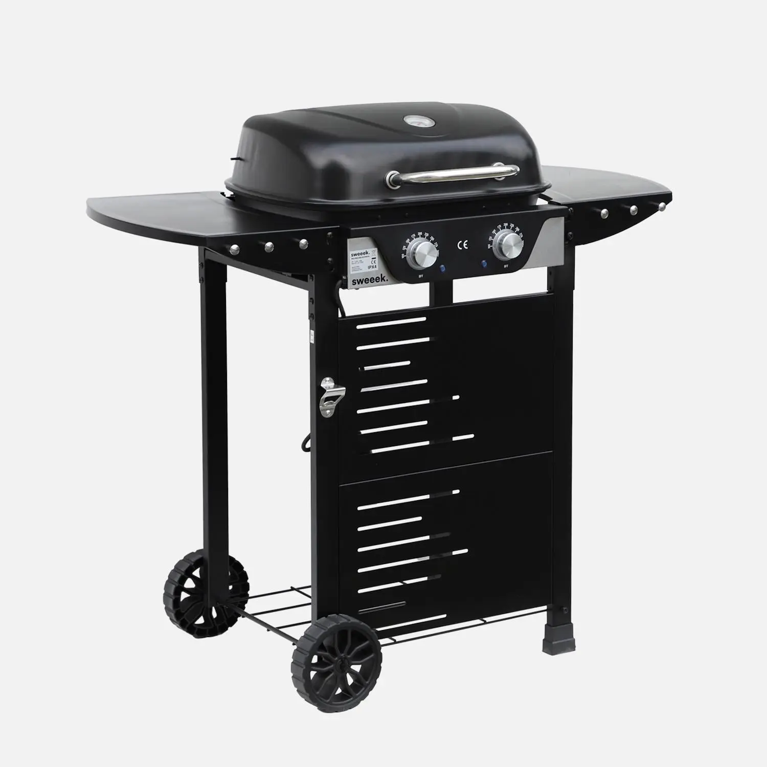 Barbecue électrique acier émaillé 2 brûleurs 2300 W