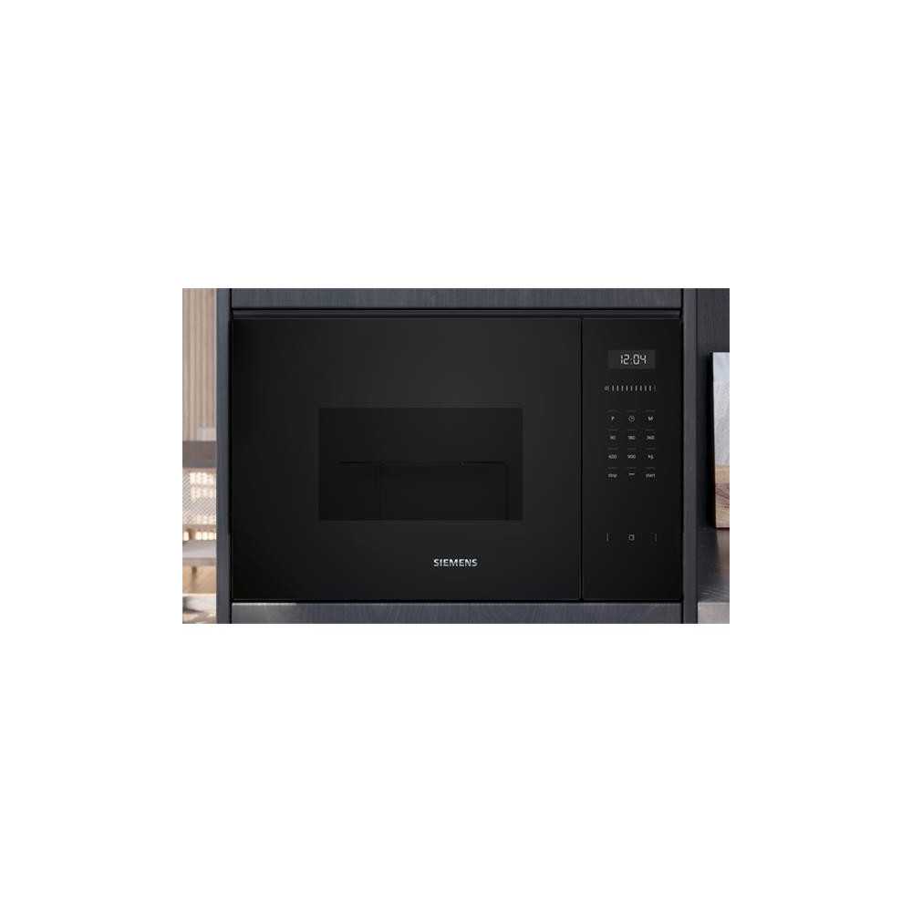 Micro-onde, 38 cm, IQ500, 900 W (grill 1,20kW), humidClean, display bla SIEMENS - BE555LMB1