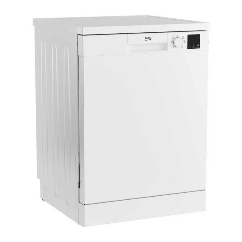 Lave-vaisselle pose libre BEKO DVN06430W - 14 couverts - L60cm - 47dB - Blanc