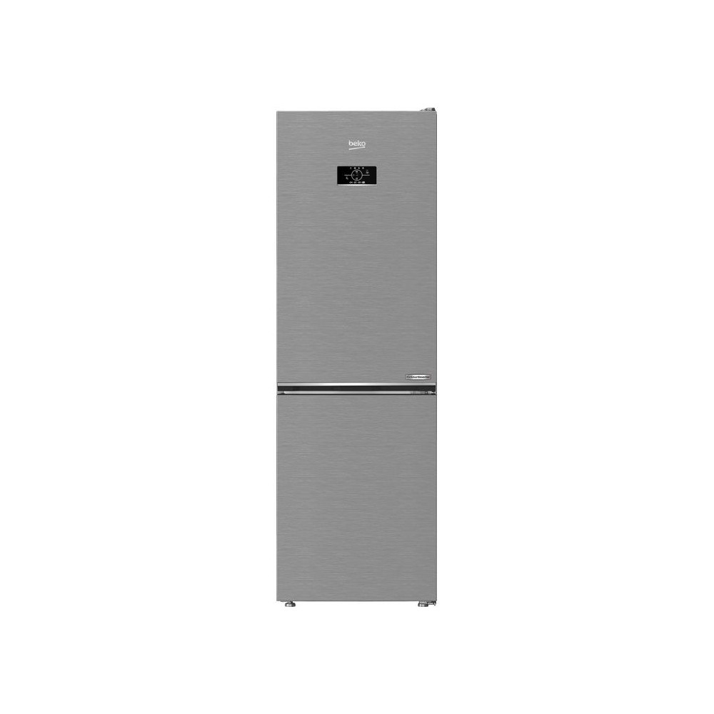Réfrigérateur combiné - BEKO Série bPro500 - B5RCNE365HXB - 2 portes - 316 L - Classe D - 59,5 x 66,3 x 186,5 cm - Métal br