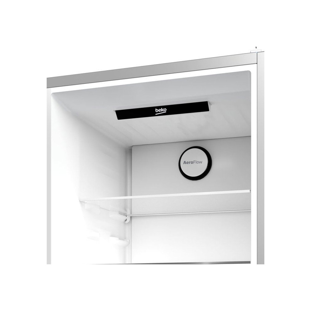 Réfrigérateur combiné - BEKO Série bPro500 - B5RCNE365HXB - 2 portes - 316 L - Classe D - 59,5 x 66,3 x 186,5 cm - Métal br