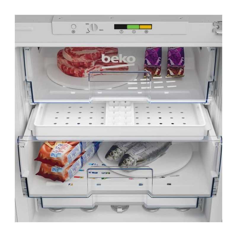 Congélateur Intégrable armoire BEKO BU1204N - 3 tiroirs - Porte réversible