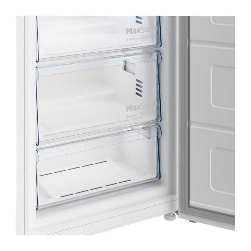 Congélateur armoire pose libre - BEKO - B3RFNE294W - Froid ventilé - E - 260 L - Autonomie : 11 h - 75,4 x 59,7 x 170,5 cm - B