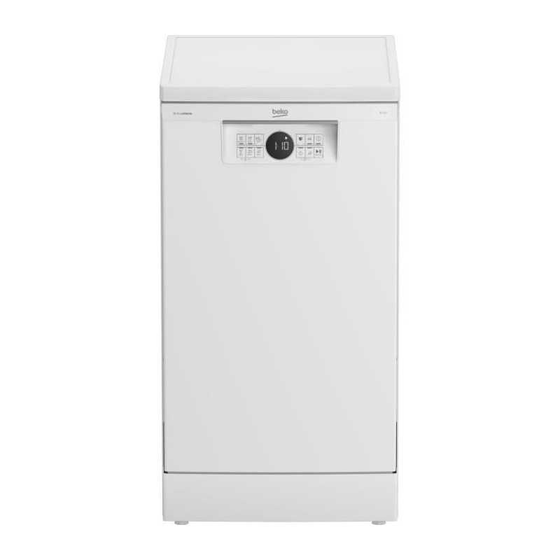 Lave-vaisselle pose libre BEKO BDFS26041WQ - 10 couverts - Induction - 45 cm - 45 dBA - Blanc