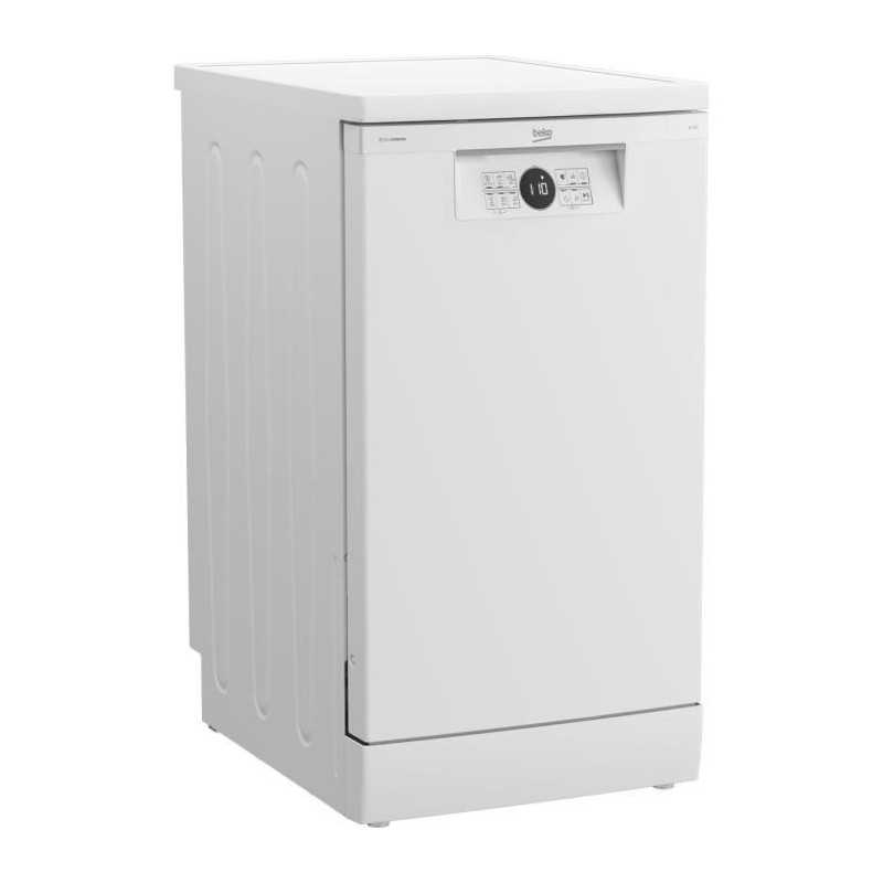 Lave-vaisselle pose libre BEKO BDFS26041WQ - 10 couverts - Induction - 45 cm - 45 dBA - Blanc