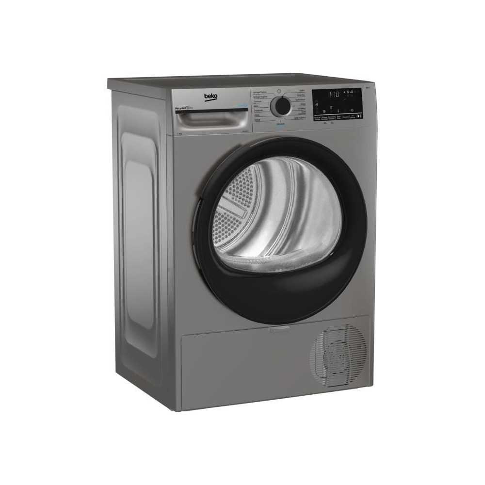 Seche-linge pompe a chaleur BEKO D3H28E93S Eco Sense - 8 kg - L60cm - Silver