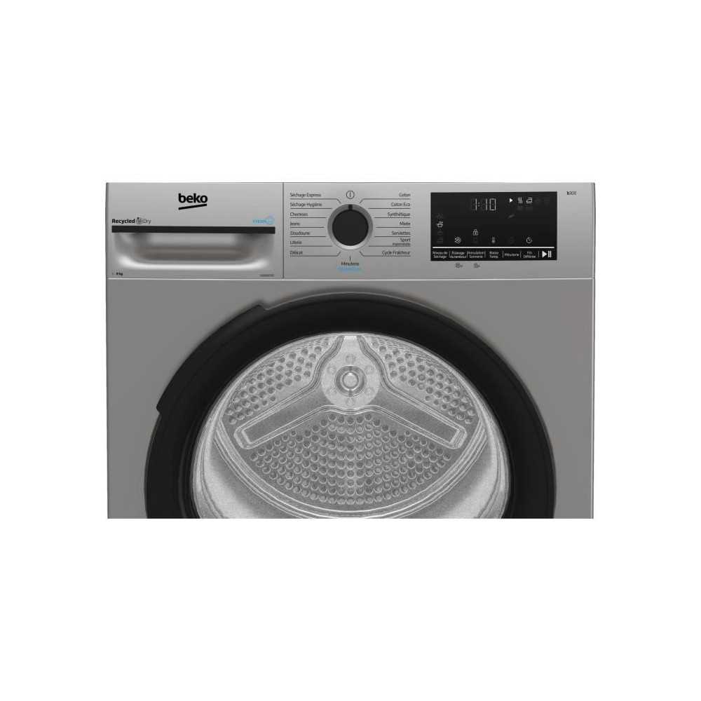 Seche-linge pompe a chaleur BEKO D3H28E93S Eco Sense - 8 kg - L60cm - Silver