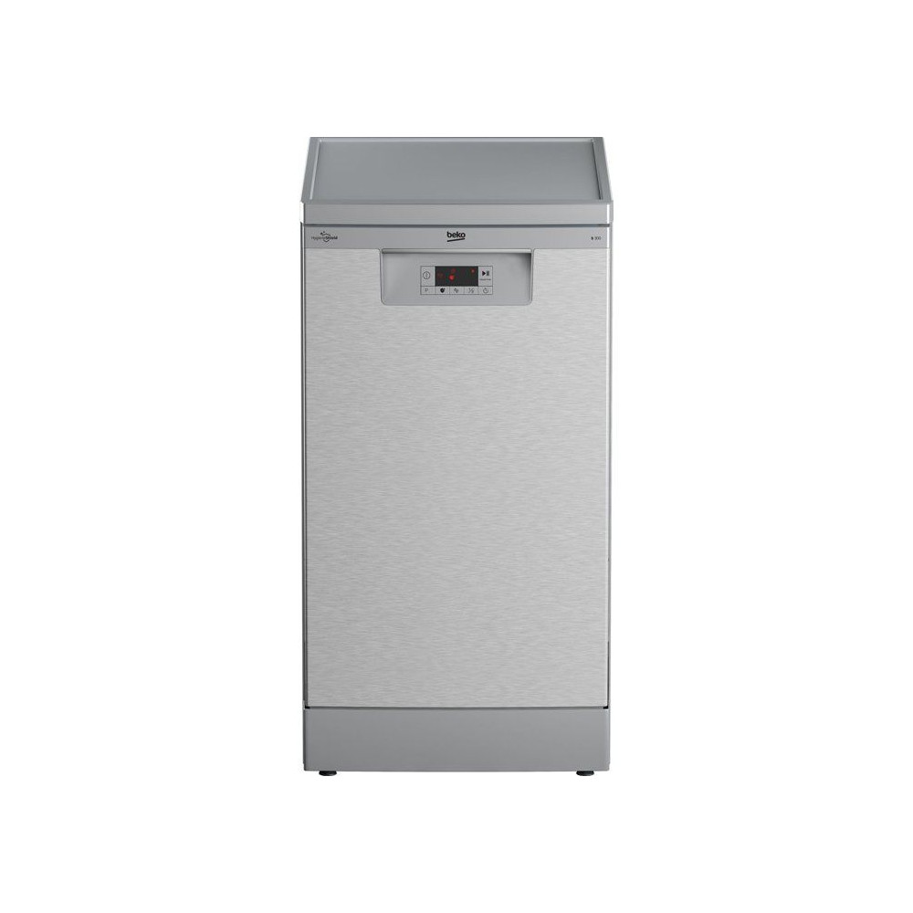 Lave-vaisselle pose libre BEKO BDFS15030X - 10 couverts - Induction - L45 cm - 47 dBA - Classe D - Inox Anti-trace