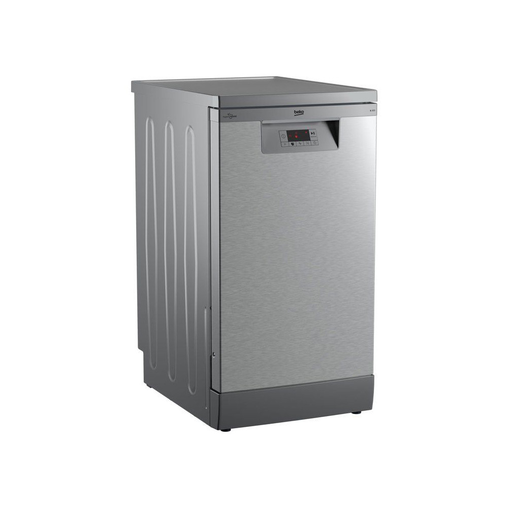 Lave-vaisselle pose libre BEKO BDFS15030X - 10 couverts - Induction - L45 cm - 47 dBA - Classe D - Inox Anti-trace