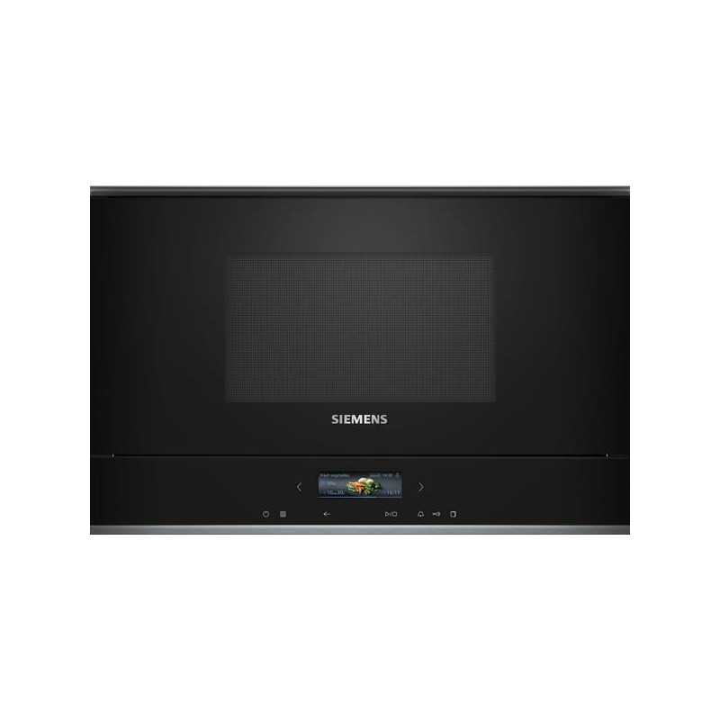 MICRO-ONDES ENCASTRABLE 21L CHAR G NOIR SIEMENS - BF722L1B1