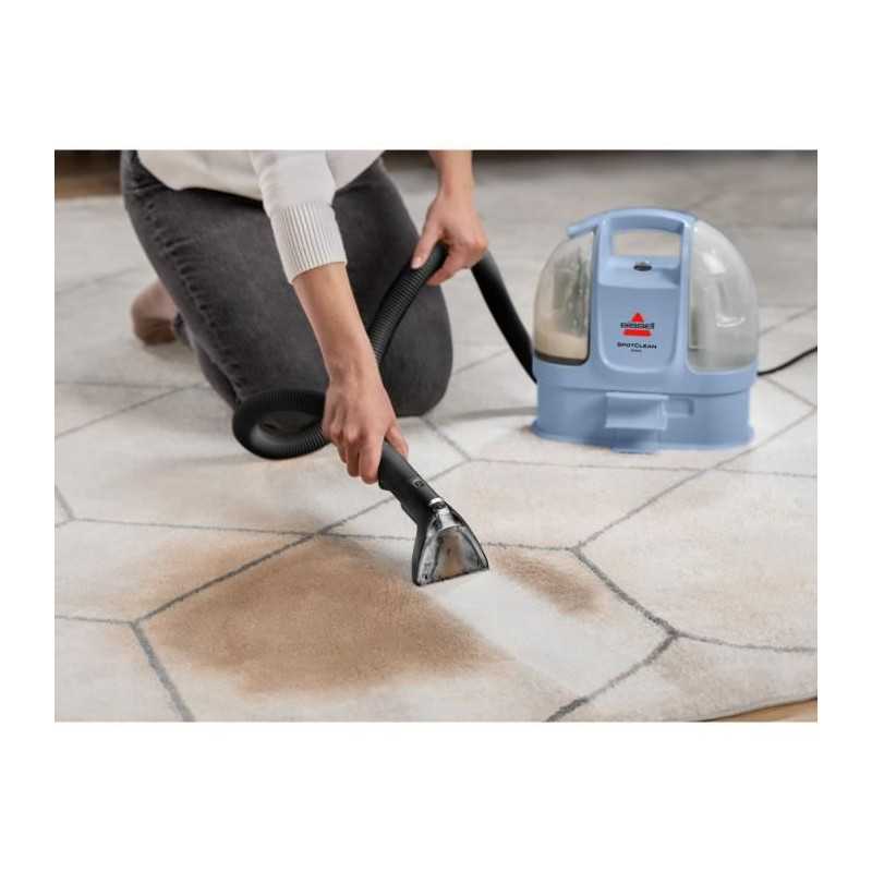 Shampouineuse - BISSEL SpotClean Mini Select - 330 W - 12500 Pa - 0,5 L - Bleu lac