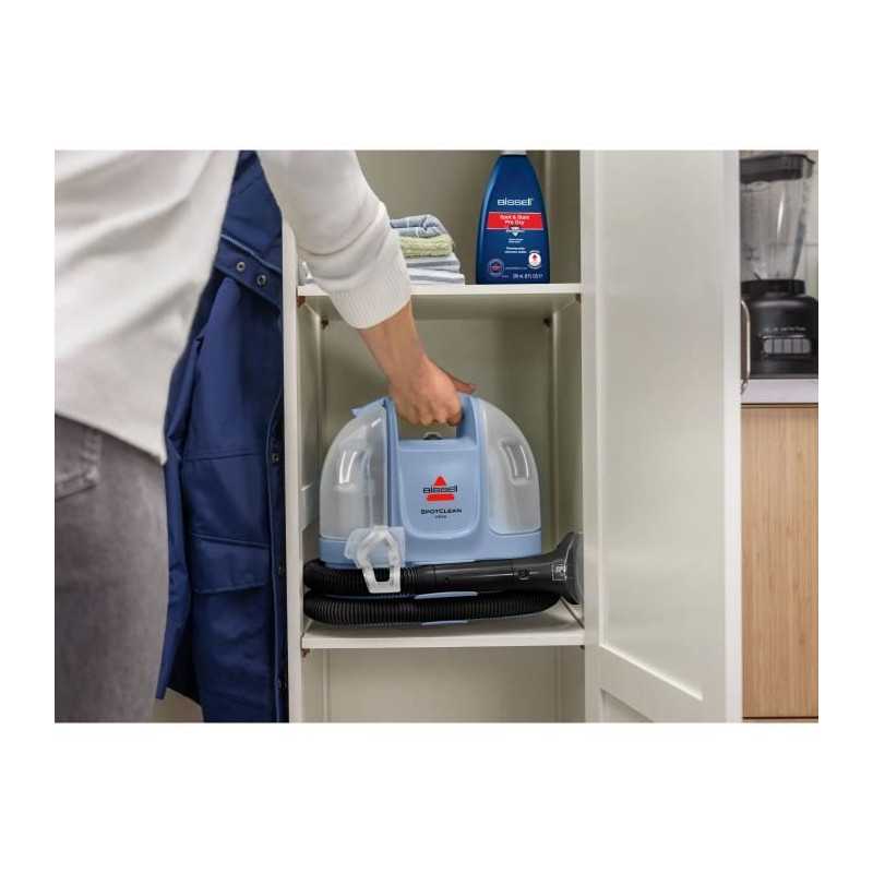 Shampouineuse - BISSEL SpotClean Mini Select - 330 W - 12500 Pa - 0,5 L - Bleu lac