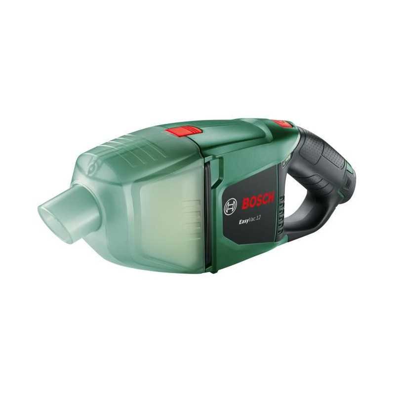 Aspirateur a main sans-fil Bosch - EasyVac 12 Livre avec 1 Batterie, Chargeur et Accessoires