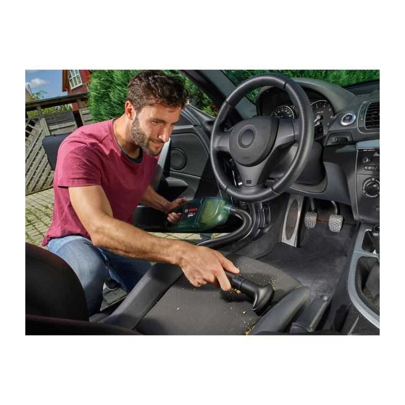 Aspirateur a main sans-fil Bosch - EasyVac 12 Livre avec 1 Batterie, Chargeur et Accessoires
