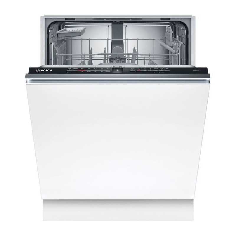 Lave-vaisselle tout intégrable - BOSCH SER2 - SMV2HTX02E - 13 couverts - EcoSilence Drive - 60 cm - 46 db - 5 programmes - Blan