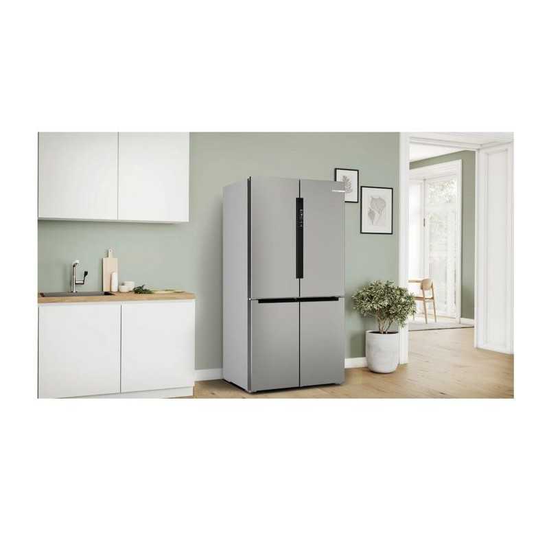 Réfrigérateur combiné - BOSCH SER6 - KFD96APEA - Multi-portes - Classe E - 375 L - 183 x 90,5 x 73,1 cm - Acier brossé