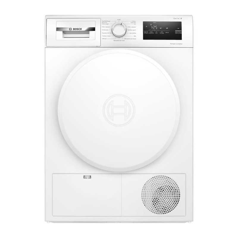 Seche-linge pompe a chaleur BOSCH WTH8300DFR SER4 - 8 kg - L60cm - Classe A++ - Blanc