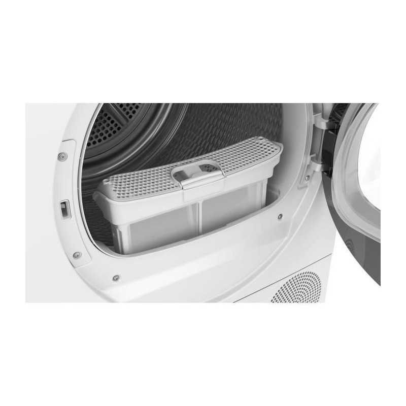 Seche-linge pompe a chaleur BOSCH WTH8300DFR SER4 - 8 kg - L60cm - Classe A++ - Blanc