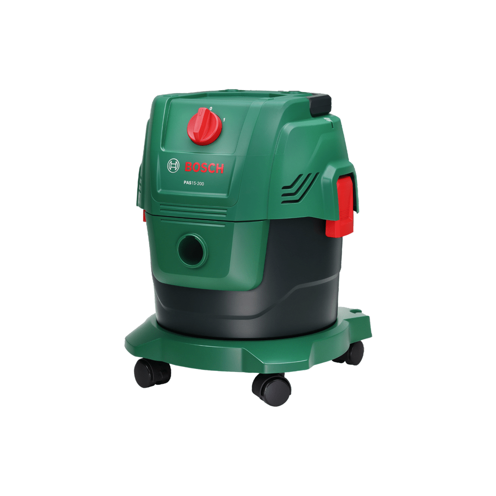 Aspirateur universel traineau BOSCH - PAS 15-200 - 1200W - 30 l/s - Réservoir 15L - 200 mbar