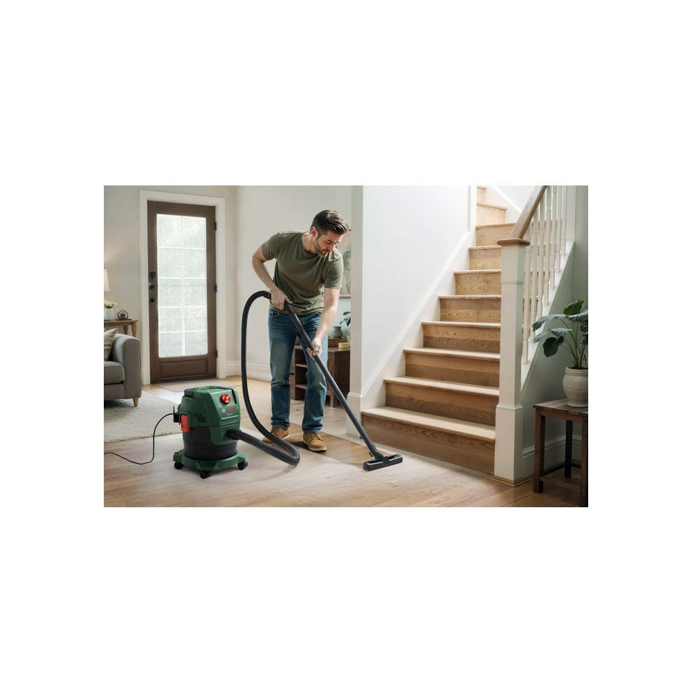 Aspirateur universel traineau BOSCH - PAS 15-200 - 1200W - 30 l/s - Réservoir 15L - 200 mbar