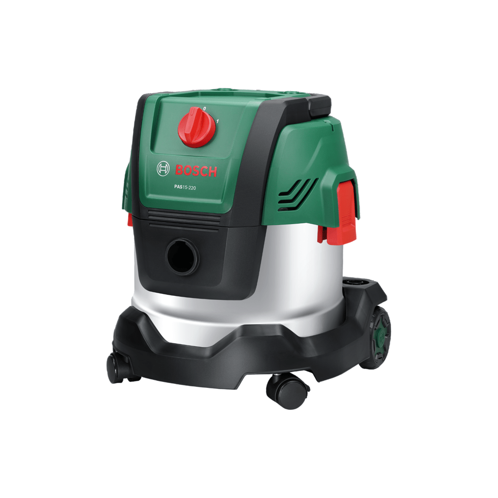 Aspirateur universel BOSCH - PAS 15-220PRS - 1300W - 65 l/s - Réservoir 15L - 220 mbar