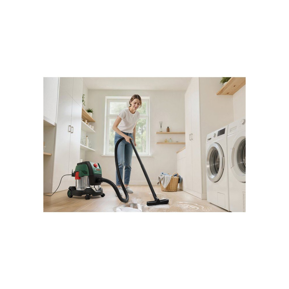 Aspirateur universel BOSCH - PAS 15-220PRS - 1300W - 65 l/s - Réservoir 15L - 220 mbar