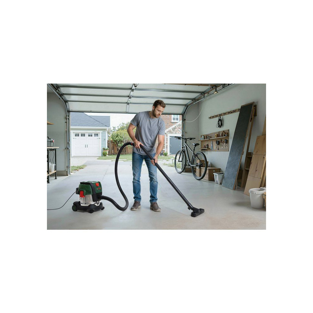 Aspirateur universel BOSCH - PAS 15-220PRS - 1300W - 65 l/s - Réservoir 15L - 220 mbar