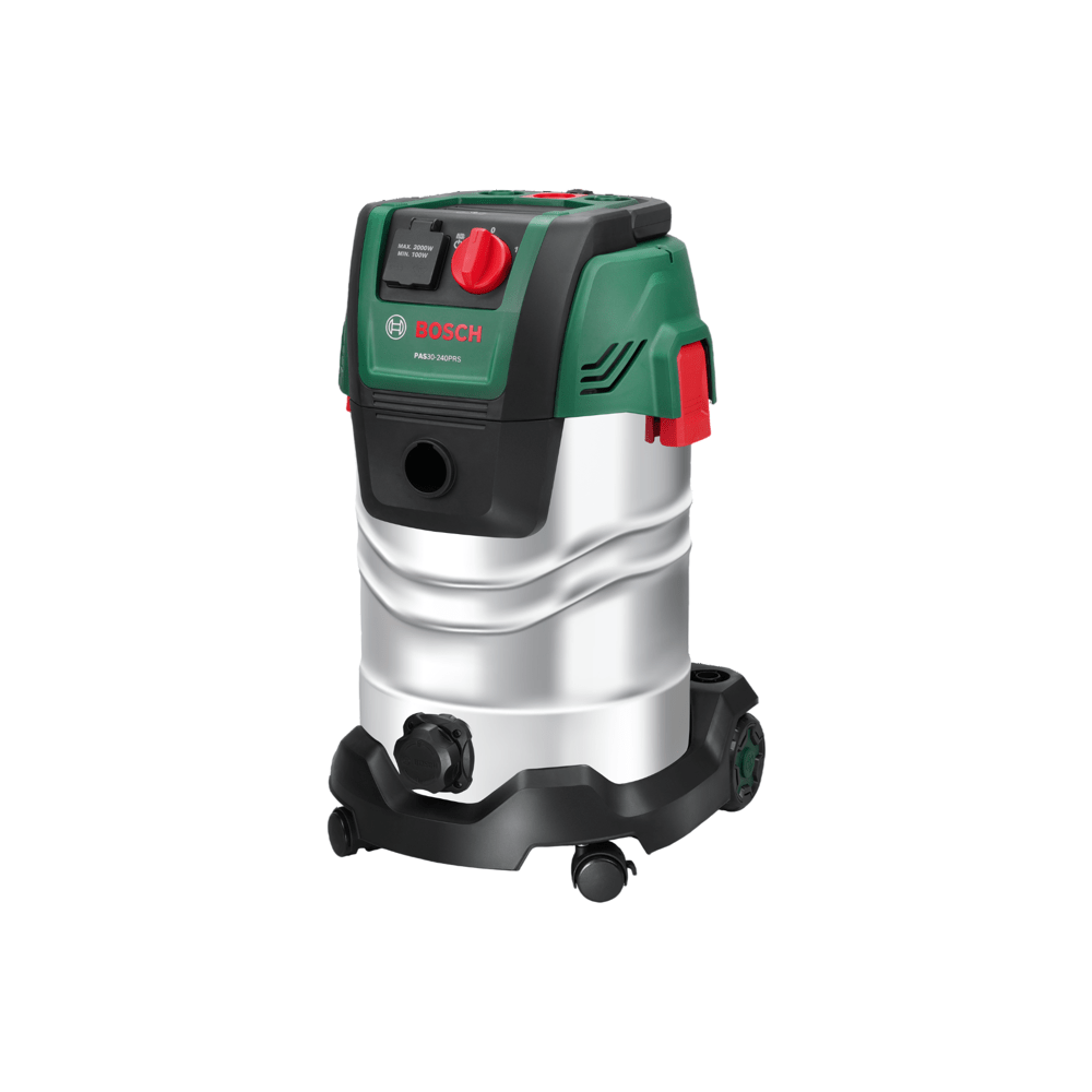Aspirateur universel BOSCH - PAS 30-240PRS - 1300W - 67 l/s - Réservoir 30L - 240 mbar