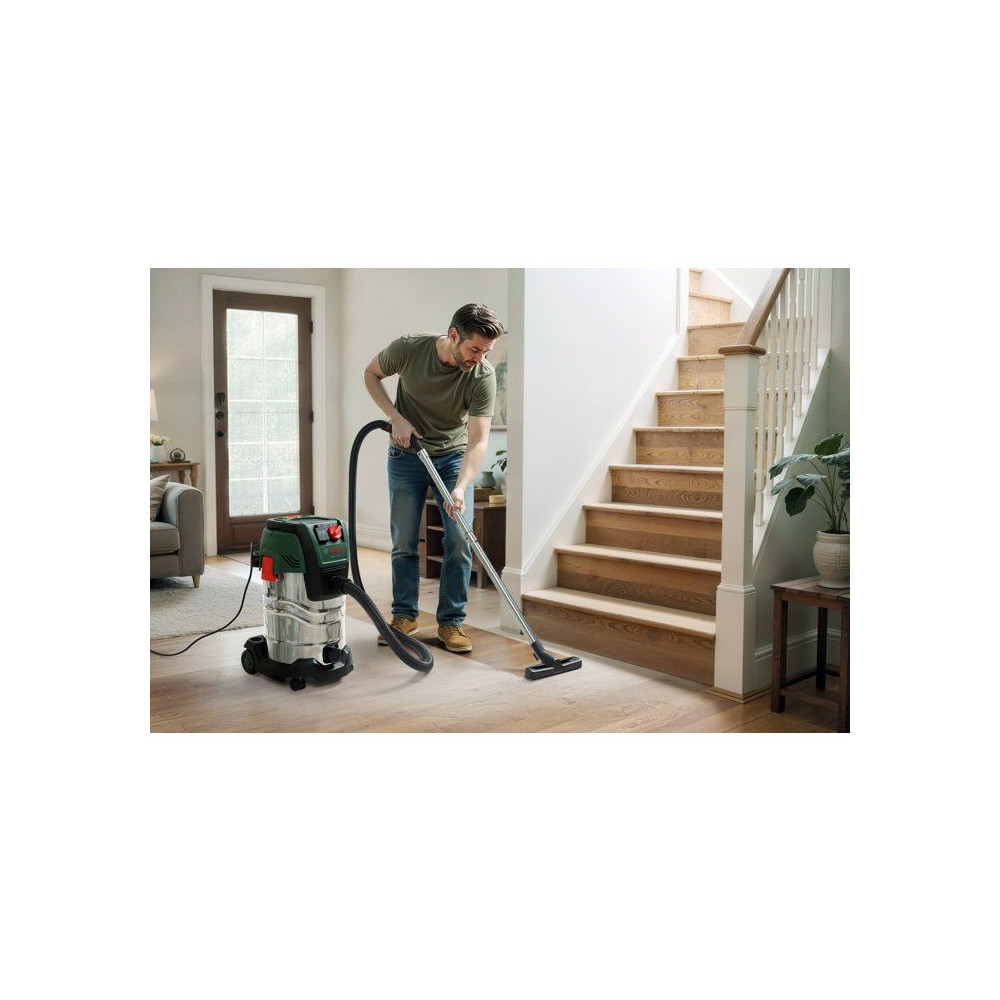 Aspirateur universel BOSCH - PAS 30-240PRS - 1300W - 67 l/s - Réservoir 30L - 240 mbar
