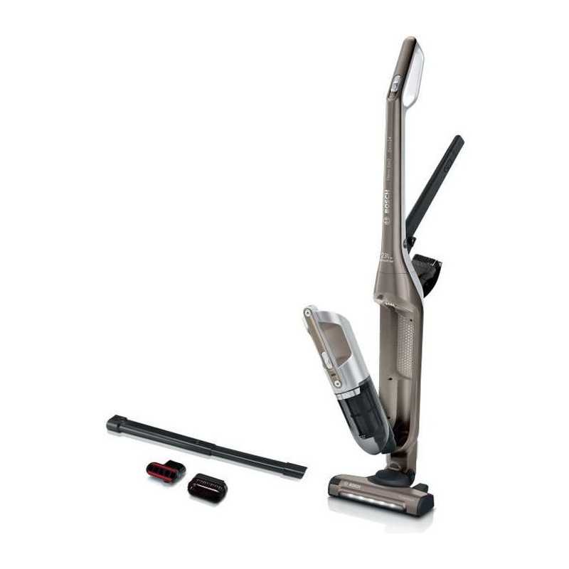 BOSCH BBH3ALL23 Aspirateur balai sans fil 2en1 et multifonction Flexxo - 2 vitesses - 23V - 50 mn dautonomie - Champagne metalli