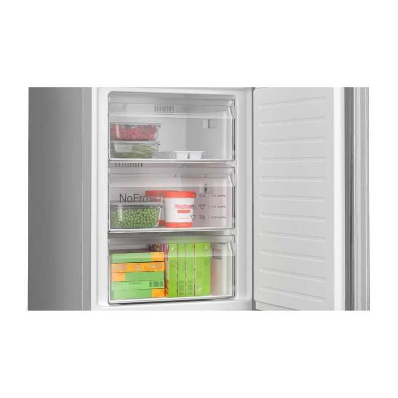 Réfrigérateur congélateur bas BOSCH KGN367LDF Série 4 - VitaFresh XXL - No Frost