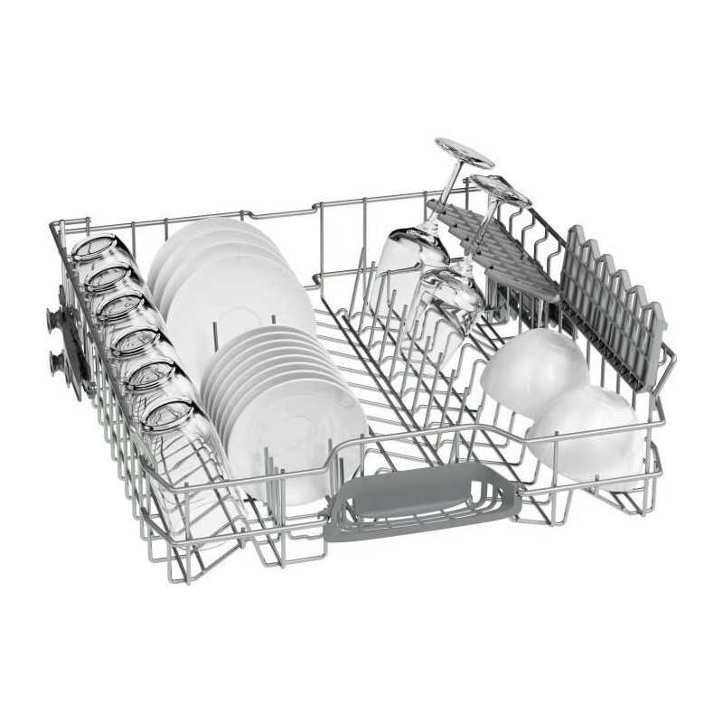 Lave-vaisselle pose libre BOSCH SMS2HVI02E SER2 - 14 couverts - Induction - L60cm - 46 dB - tiroir a couverts - Inox