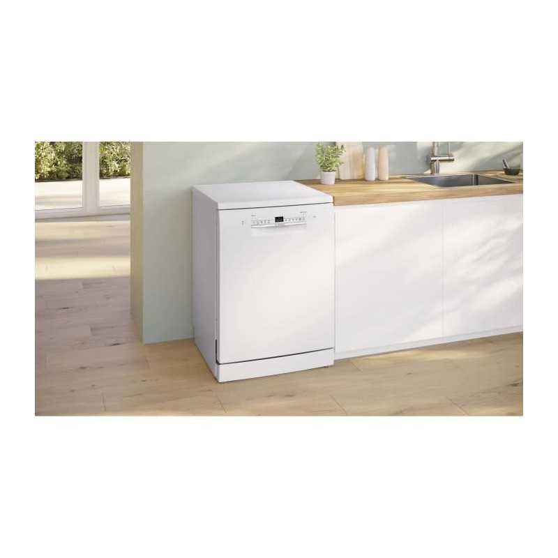 Lave-vaisselle intégrable BOSCH SMS2HTW02E SER2 - 14 couverts - Induction - L60cm - 43 dB - Blanc
