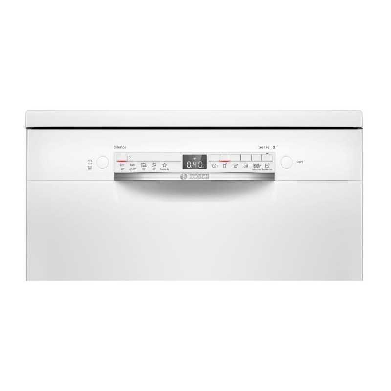 Lave-vaisselle intégrable BOSCH SMS2HTW02E SER2 - 14 couverts - Induction - L60cm - 43 dB - Blanc
