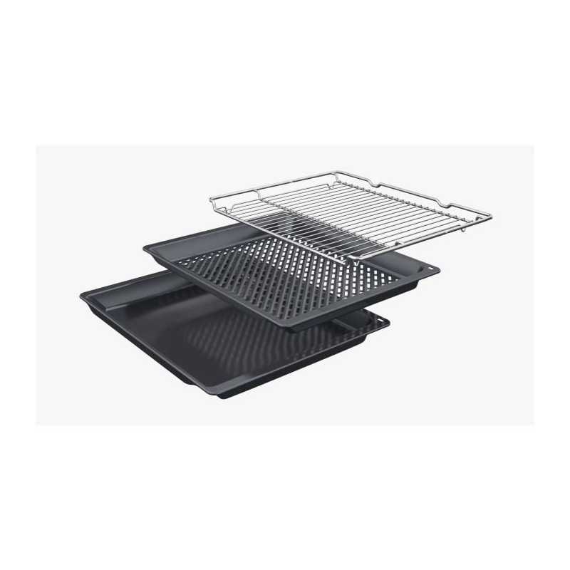 Four pyrolyse Softclose - BOSCH SER6 - HBG579BS3F - Inox - 14 modes de cuisson - 59,5 x 59,4 x 54,8 cm