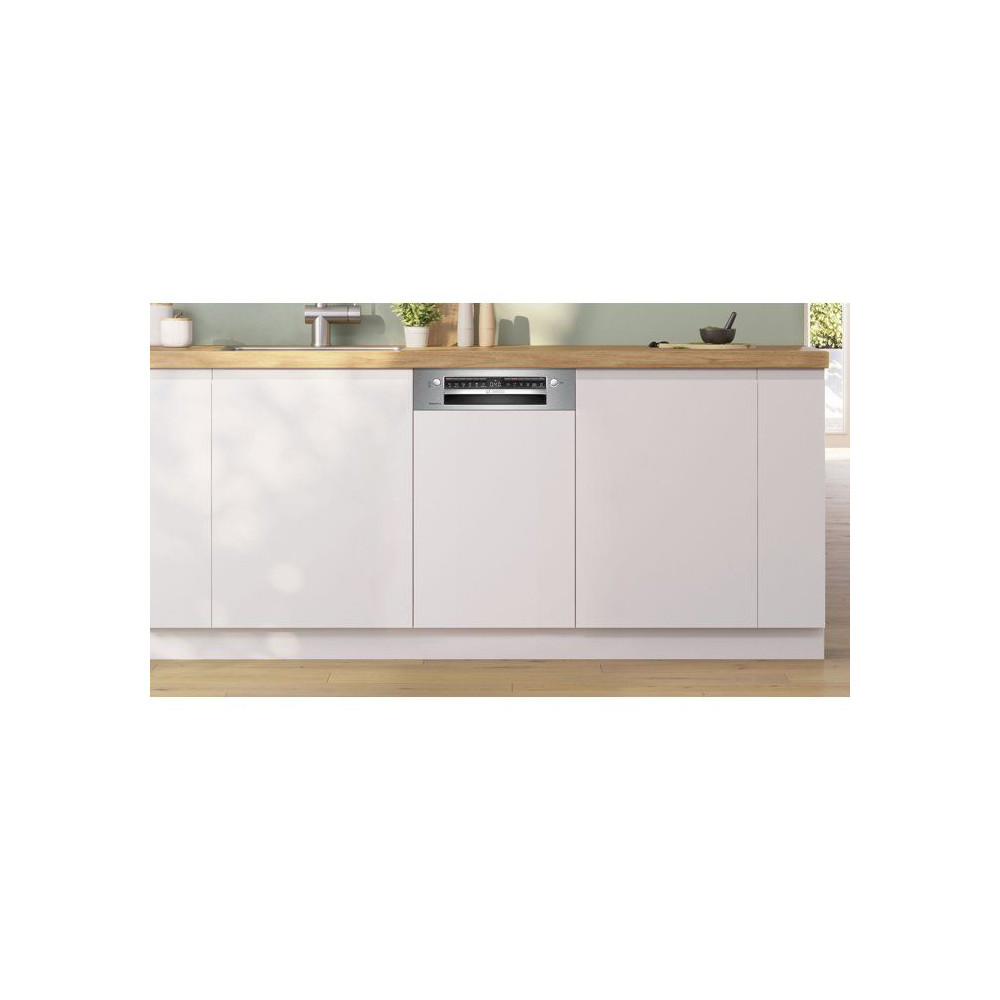Lave-vaisselle semi-encastrable BOSCH SPI4HMS13E SER4 - 10 couverts - EcoSilence Drive - L45cm - 44 dB - tiroir a couverts