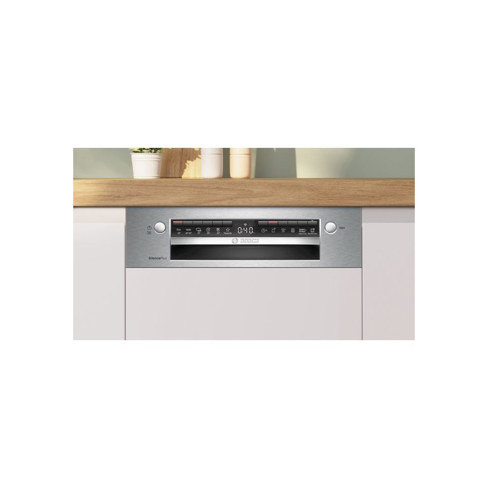 Lave-vaisselle semi-encastrable BOSCH SPI4HMS13E SER4 - 10 couverts - EcoSilence Drive - L45cm - 44 dB - tiroir a couverts