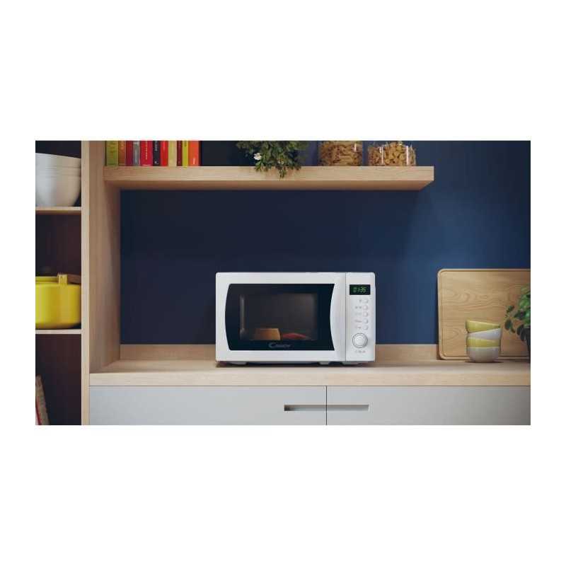 CMWA20SDLW Micro-ondes Mono CANDY Idea - 20L - MO : 700W - UI digitale - 8 programmes automatiques - Blanc