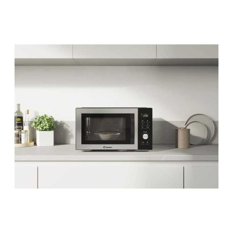 CMCA29EDLB Micro-ondes Combiné 29L MO : 1000W - Gril : 1000W - Cavité en acier inoxidable - UI digitale Fonction basse témper