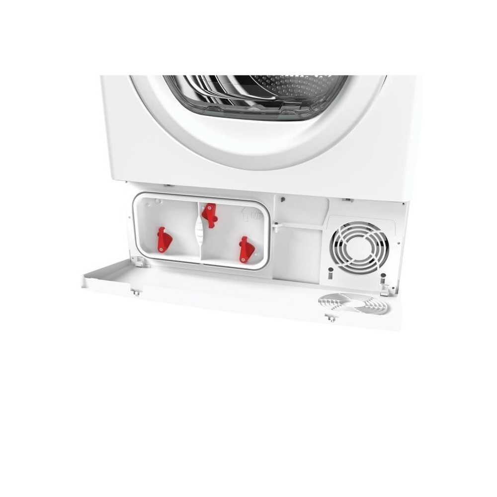 Seche-linge pompe a chaleur CANDY CS EH9N2LE-S Smart - 9 kg - Bac EasyCase - Classe D - Blanc