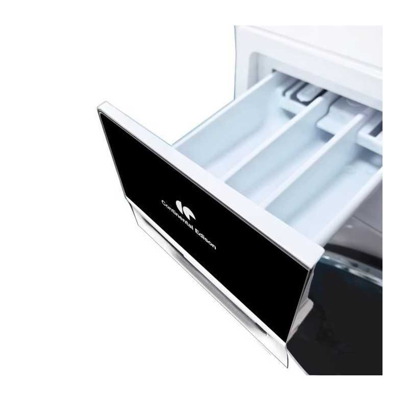 Lave-linge hublot - CONTINENTAL EDISON - CELL1012DDW1 - 10kg - Moteur induction directe - 60 cm - 1200 trs/min - Blanc