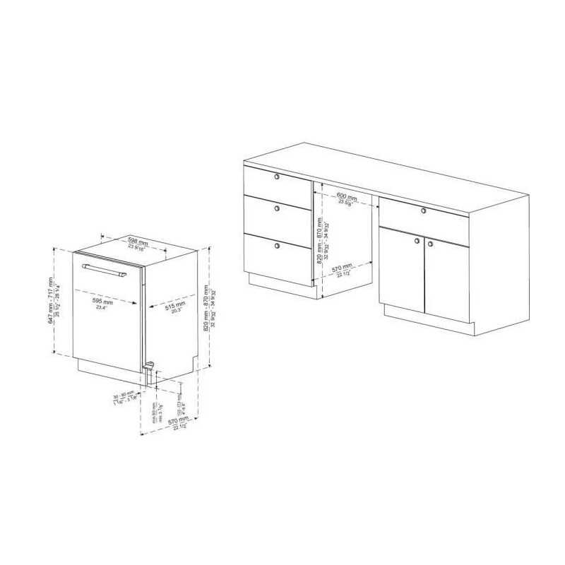 Lave-vaisselle encastrable 12 couverts