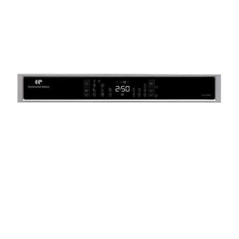 Lave-vaisselle pose libre CONTINENTAL EDISON - 15 couverts - Largeur 59,8 cm - Classe D - moteur induction - 39 dB - Silver