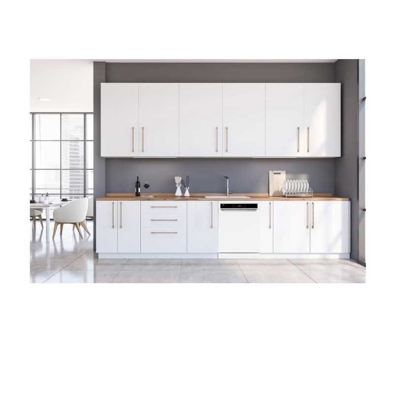 Lave-vaisselle pose libre CONTINENTAL EDISON - 15 couverts - Largeur 59,8 cm - Classe D - moteur induction - 39 dB - Blanc