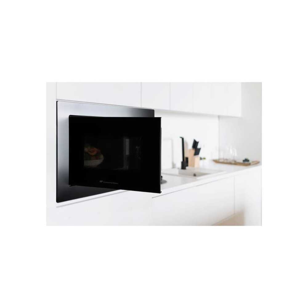Micro-ondes encastrable - CONTINENTAL EDISON - CEMO20EBM2 - 1280 W - L59,5xH38,5xP35,3 cm - 20L - Noir