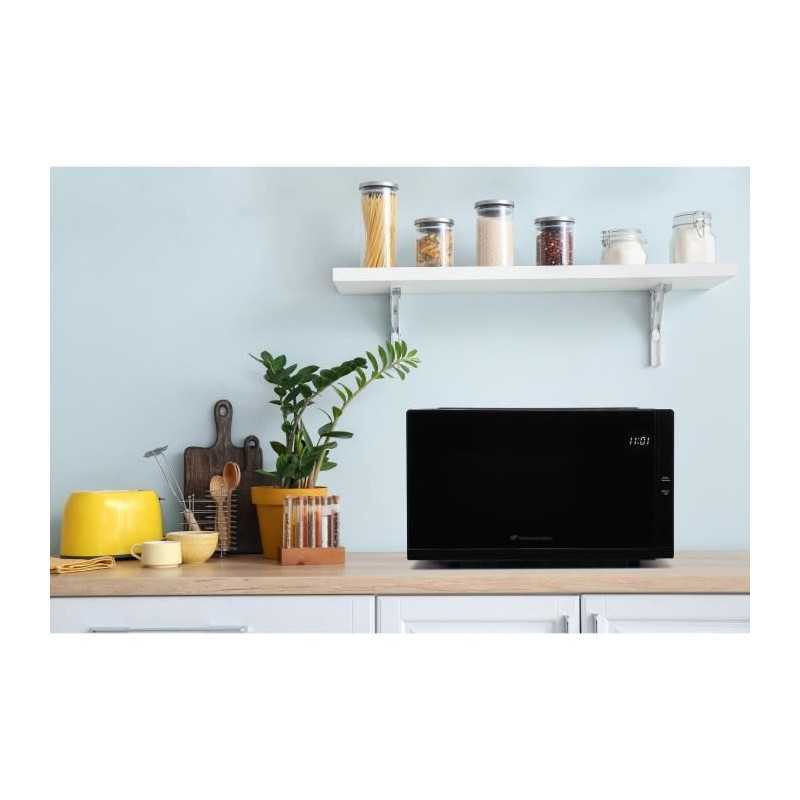 Micro-ondes - CONTINENTAL EDISON - CEMO23B - Noir - 1280 W - L48 x H29,3 x P33,7 cm - 23 L