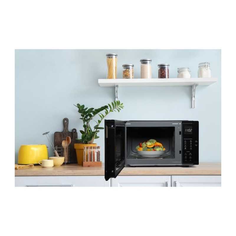 Micro-ondes - CONTINENTAL EDISON - CEMO23B - Noir - 1280 W - L48 x H29,3 x P33,7 cm - 23 L